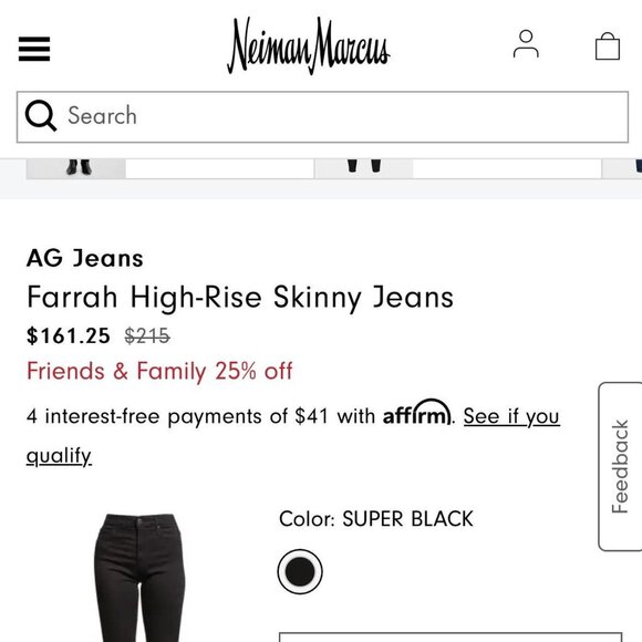 AG Jeans Farrah Hi Rise Skinny Jeans - Picture 6 of 6